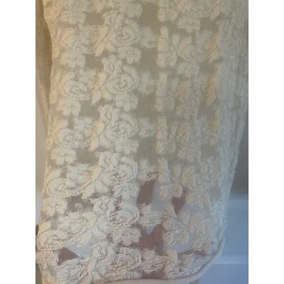 Free People size medium textured burnout pullover - Picture 7 of 9